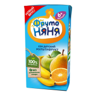 ПРОДУКТЫ ДЛЯ ДЕТЕЙ Фруто Фруто Няня сок детский мультифрукт  6м+ 0,2л